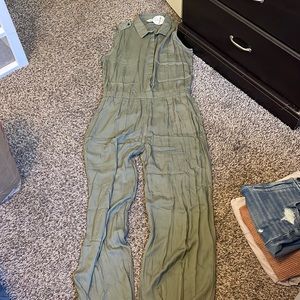Olive green jumpsuit